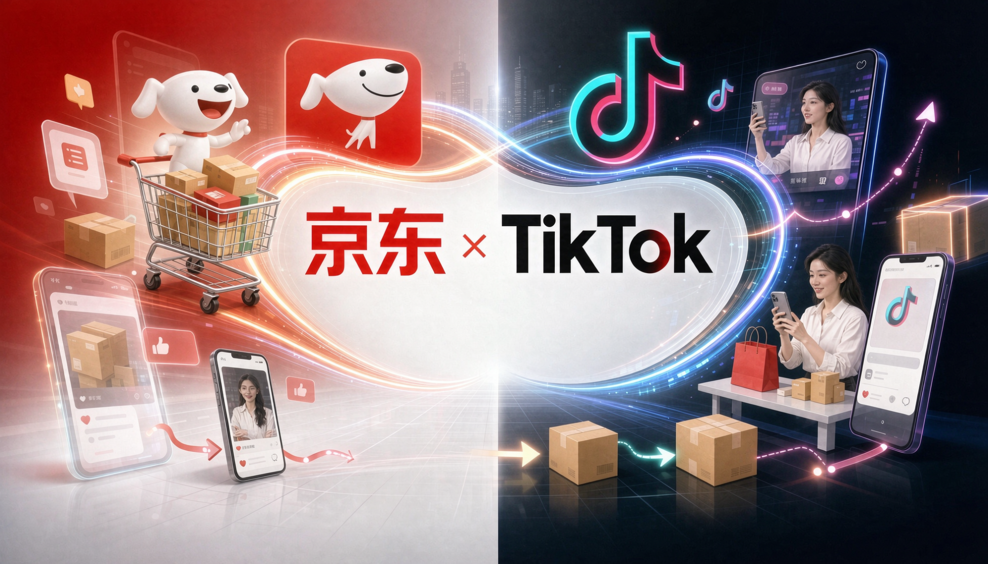 京东成了TikTok的“房东”密切合作